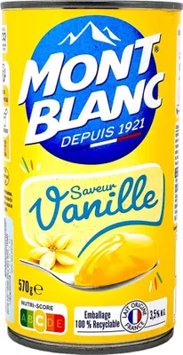 Produktbild von Mont Blanc Creme Vanille: Cremiges Dessert mit authentischem Vanillegeschmack