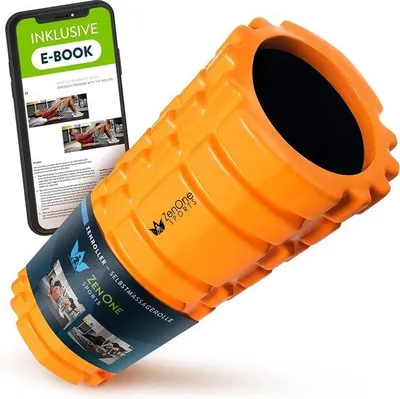 Produktbild von Famanu Faszienrolle Premium für Triggerpointmassage - Orange