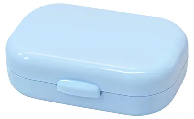 Produktbild von Kontaktlinsenbehälter, niedlich, geruchlos, tragbar, Aufbewahrungsbox für Schutzlinsen, für Reisen, Blau, ohne Muster