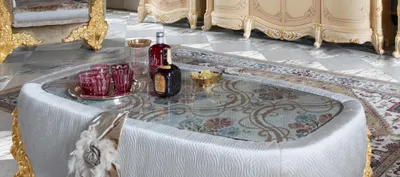 Produktbild von Wohnzimmertisch Holz Tische Beistell Sofa Barock Couchtisch Tisch Beistelltisch