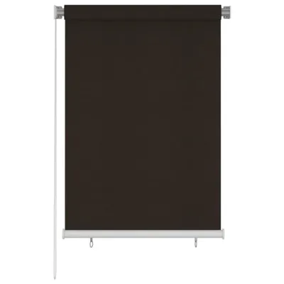Image de vidaXL Store extérieur 100x140 cm brun HDPE