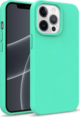Produktbild von Mobigear  Handyhülle für iPhone 13 Pro - Backcover Umweltfreundliches Material Grün