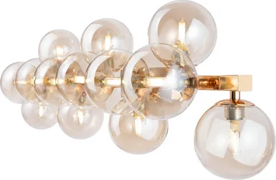 Produktbild von Maytoni Wandleuchte G9 13x28W - Glas & Messing, 95cm breit, Modell Dallas