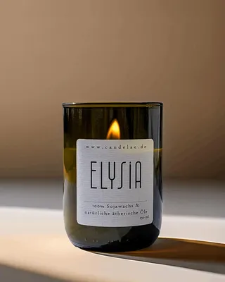 Immagine prodotto di Candela profumata Elysia - Candela artigianale in cera di soia - 250 ml