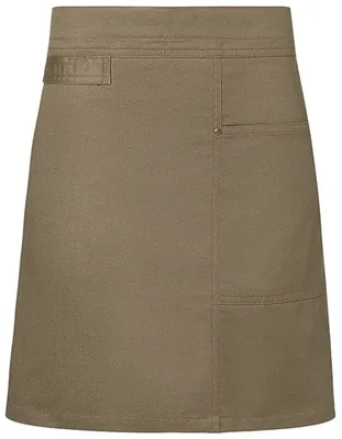 Produktbild von Karlowsky Vorbinder URBAN CASUAL-STYLE 70 x 50 cm unisex Nieten Tasche Stoffschlaufe Baumwolle waschecht Khaki