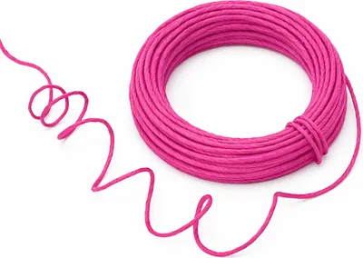Produktbild von Papierdraht 2 mm 10 m Papierkordel Basteldraht Dekodraht biegsam pink