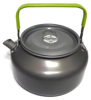 Image de Omgoods - Bouilloire de camping légère en aluminium anodisé, 1,2 litre