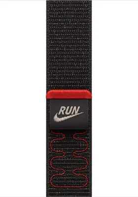 Immagine prodotto di Apple Nike Sport Loop Band Nero Nylon, Poliestere riciclato, Spandex