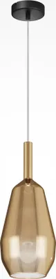 Image de Lampe suspendue Duality à abat-jour en verre doré 1xE27 60W Maytoni