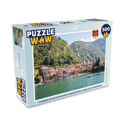 Obrázok produktu pre MuchoWow® Puzzle 500 ks Varenna - jazero Como - hory