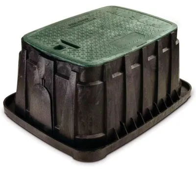 Produktbild von Rainbird Ventilkasten VBA02674 eckig 505x370x305mm für 3 Ventile
