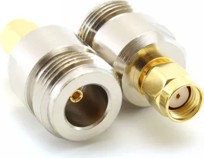 Immagine prodotto di Koaxial Adapter N-Female Buchse / RPSMA Male Steckverbinder