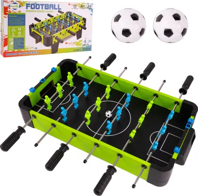 Produktbild von MalPlay Mini Tischkicker Kickertisch, tragbarer Tischfussball, 51x46cm Tischfußballspiel für Kinder ab 5 Jahren,