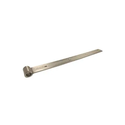Produktbild von Langbänder mittig gerollt, ohne Kegel, 400 x 30 x 4 mm, Edelstahl-Effekt