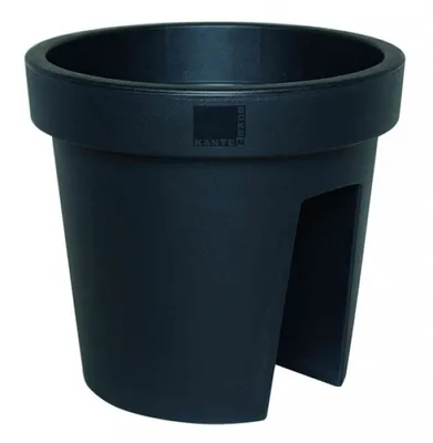 Produktbild von Geli Geländerblumentopf / Übertopf Ø 28 cm anthrazit