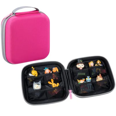 Produktbild von Hama 00132435, Spielzeug-Aufbewahrungstasche, Pink, Einfarbig, Rechteckig, EVA (Äthylen-Vinylazetat), Reißverschluss