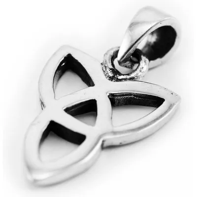 Produktbild von Keltischer Knoten Schmuck Anhänger 925er Silber 21x11mm