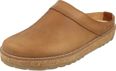 Produktbild von Haflinger Damen Herren Clogs Leder 818070-0-2 , Größe:37 EU, Farbe:Braun