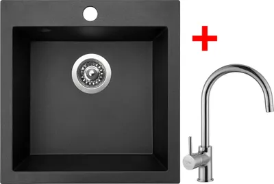 Obrázek produktu pro Sinks VIVA 455 Metalblack + Vitalia