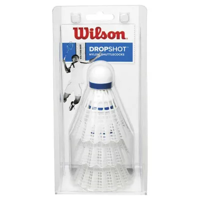 Immagine prodotto di Wilson Dropshot Shuttlecocks 3 White 3 Volano da badminton