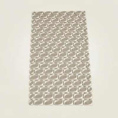 Obrázek produktu pro Koupelnová rohož pod sprchu protiskluzová elegantní hnědá 90x40 cm