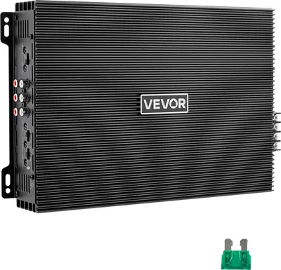 Produktbild von VEVOR Autoverstärker 4-Kanal, Endstufe Klasse AB Überbrückbar, Max. 4 x 200 W an 4 Ohm / 4 x 400 W an 2 Ohm, Hochleistungsverstärker für SUVs Pickups Geländewagen Mehrkanal-Audioverstärker