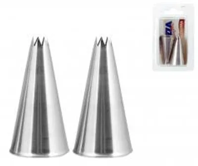 Immagine prodotto di PIAZZA Set 2 Cornetti Inox Stella mm06
