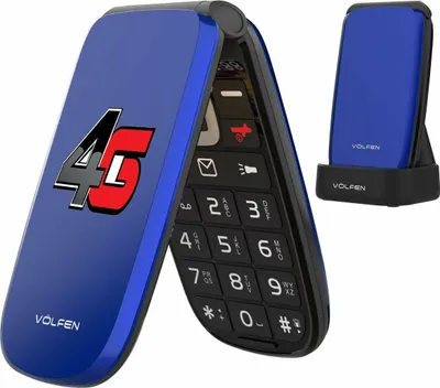 Produktbild von Mobiltelefon für ältere Erwachsene Volfen ASTRO FLIP 48 MB 2,8" Blau 4G