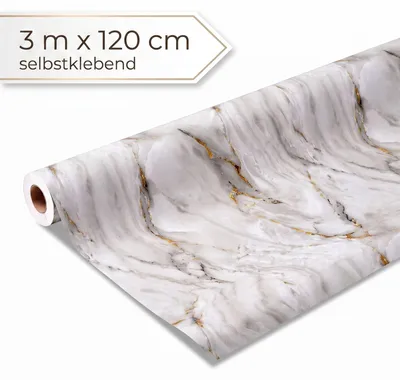 Produktbild von Dalsys Wandverkleidung selbstklebend 120x300cm Marmoroptik Onyxweiß - PVC Wandpaneele auf Rolle, flexible Wandverkleidung Badezimmer wasserfest, 2,3mm Materialstärke, Spritzschutz Küchenrückwand