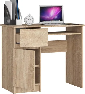 Produktbild von AKORD Furniture Factory IP0PBIUSONPIKSLEW, Gerade, Rechteckige Form, Matt, Eichenfarben, 1 Schublade(n), 500 mm