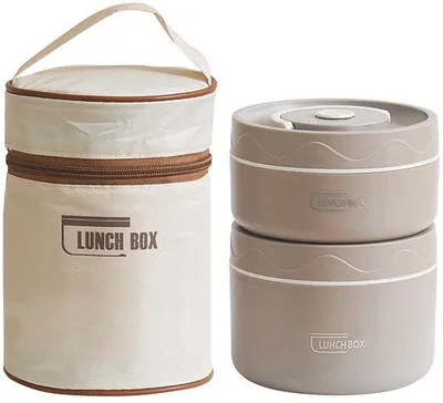 Image de Boîte à repas isotherme, récipients thermiques, acier inoxydable, pour repas chauds/froids, enfants, école