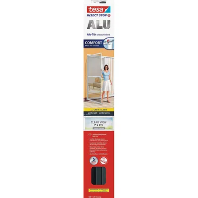 Obrázok produktu pre tesa Insect Stop sieťka proti hmyzu Alu Comfort dvere s hliníkovým rámom