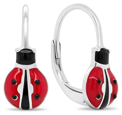 Produktbild von Happy Silver Ladybird Luck Earrings EA435W
