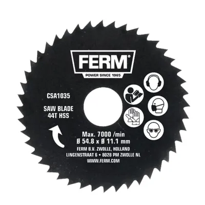 Produktbild von FERM Sägeblatt Schnellarbeitsstahl CSA1035