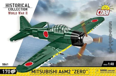 Obrázek produktu pro COBI Mitsubishi A6M2 "Zero", Stavební bloky, 7 rok/roky, 170 kusů
