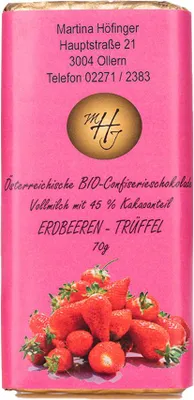 Produktbild von Schokolade Erdbeer-Trüffel 70g