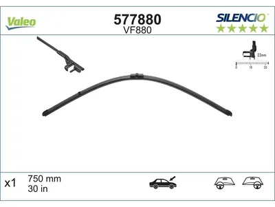 Immagine prodotto di Spazzola tergicristallo VALEO 577880