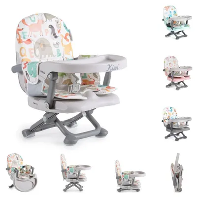 Produktbild von Kinderstuhl Kiwi, Kinder Stuhl-, Sitzerhöhung, Boostersitz, Tisch, klappbar bunt