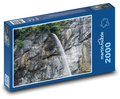 Zdjęcie produktu dla Puzzle 2000 Wodospad wśród skał - martinpuzzle