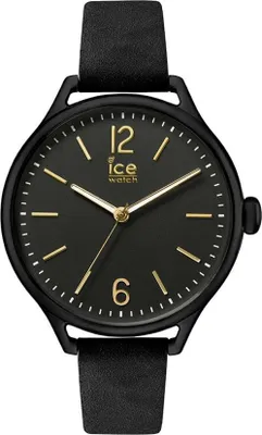 Produktbild von Ice-Watch Damen Armbanduhr Ice Time Black Gold - Schwarz M 013 051, Farbe:schwarz/schwarz
