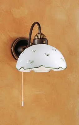 Produktbild von Wandleuchte Nonna Altmessing Handarbeit, Italy