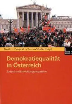 Obrázok produktu pre Demokratiequalität in Österreich