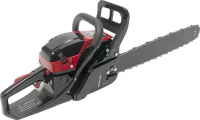 Obrázek produktu pro Řetězová pila, dvoutaktní motor, ergonomická rukojeť, černá a červená barva