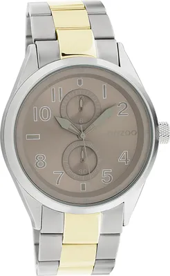 Produktbild von Oozoo Metall Damen Uhr Analog Quarzuhr Armband silber gold Timepieces D2UOC10632