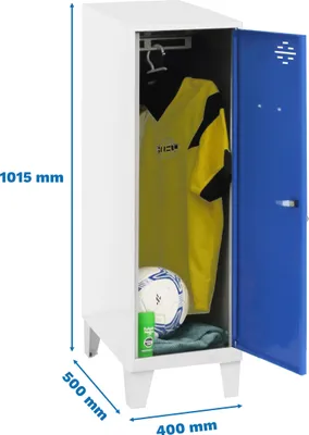 Immagine prodotto di Armadietto Simonrack SIMONLOCKER DISM bianco, blu 8425437121708, 1 armadietto 40,0 x 50,0 x 101,5 cm