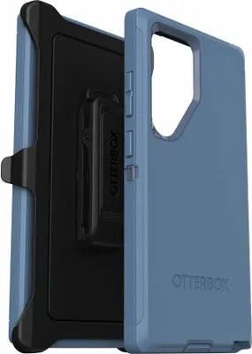 Produktbild von OtterBox Defender Tasche (Halfter) Samsung Galaxy S24 Ultra Smartphone - Blau - Polycarbonat, Synthetischer Gummi, Plastik Körper - Sturzsicher, Schmutzabweisend, Schmutzabweisend, Stoßfest, Stoßdämpfend, Staubbeständiger Anschluss, Schmutzbeständiger Anschluss - Halfter - 178,8 mm Höhe x 98,8 mm Breite x 32,5 mm Tiefe