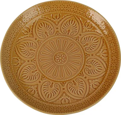 Zdjęcie produktu dla Ceramiczny talerz ze żłobionym wzorem, Ø 26,5 cm