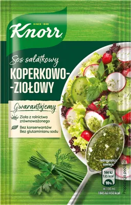 Zdjęcie produktu dla Knorr sos koperkowo-ziołowy 9g