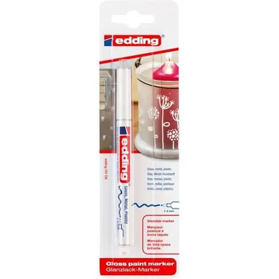 Produktbild von Edding e-750, Weiß, Weiß, Fettdruck, Rundspitze, 2 mm, 4 mm