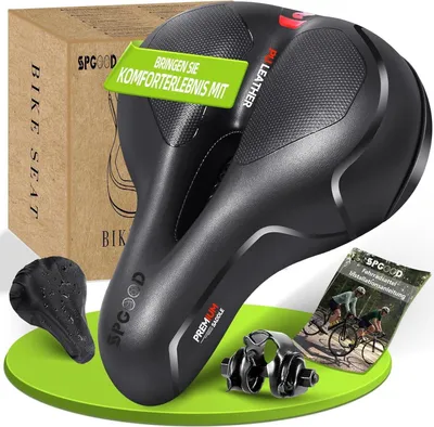Produktbild von SPGOOD Fahrradsattel Memory Foam Ergonomisch Atmungsaktiv Damen Herren